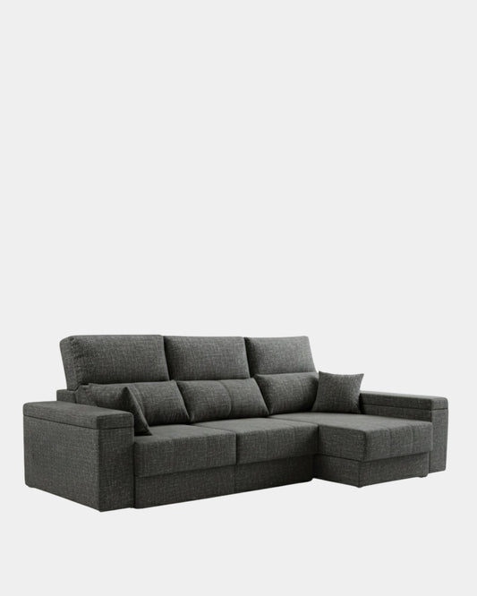 Sofá Chaiselongue Amare Gris