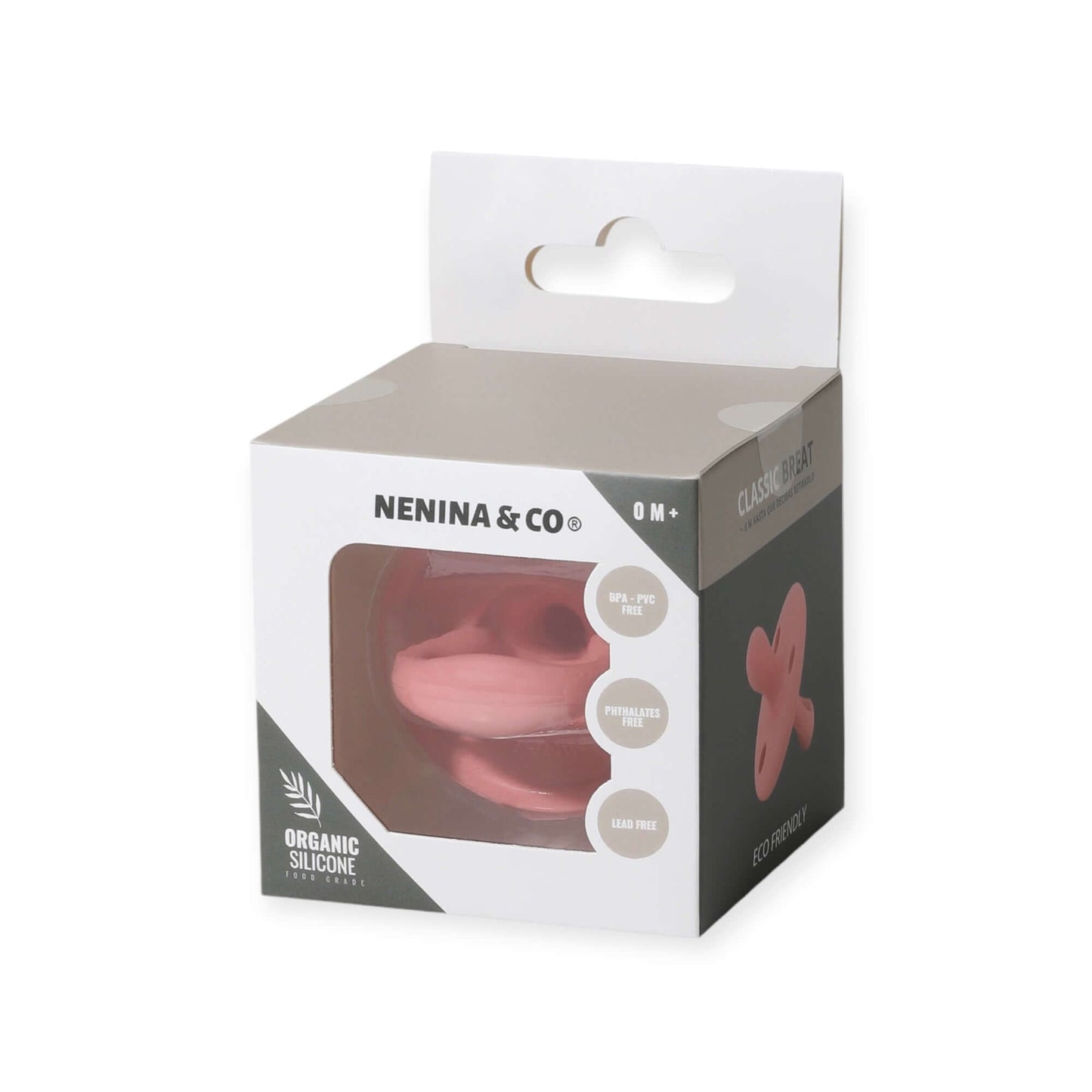 Kit de Biberón y Chupete Clásico con Chupeteros de Algodón para Bebé Recién Nacido | Nenina & Co