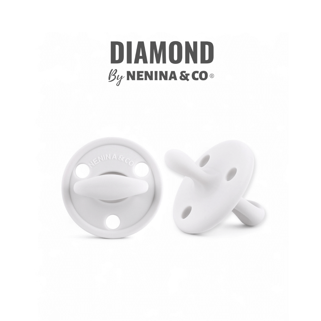 Chupete DIAMOND FS By Nenina & Co New Rojo, Mint y Gris