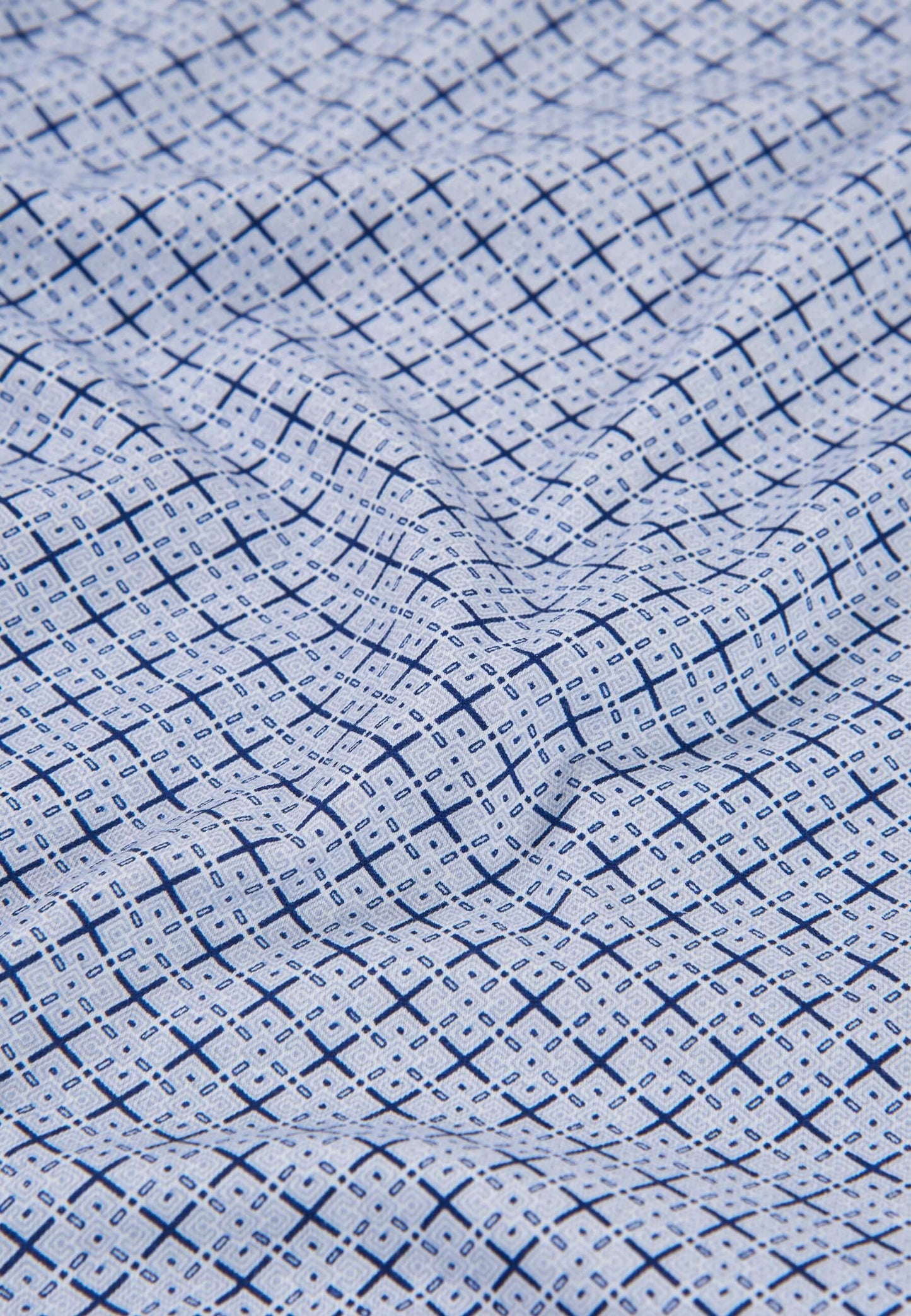 Pijama Hombre Largo Tapeta Algodón Punto Estampado - Azul 5310_39