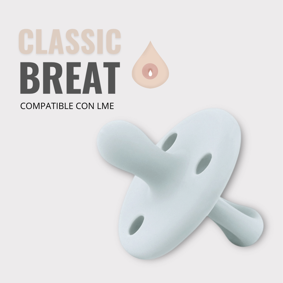 Kit Nenina & Co – Beige | 2 Chupeteros Algodón Orgánico + 1 Chupete Clásico de Silicona