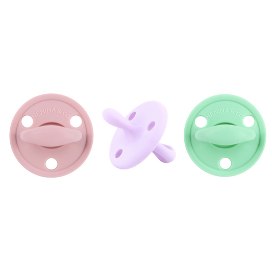 Chupete DIAMOND By Nenina & Co Rosa Pálido, Lila y Mint