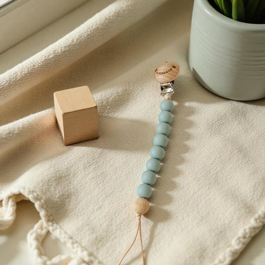 Chupetero Spring Dusty blue Nenina & Co