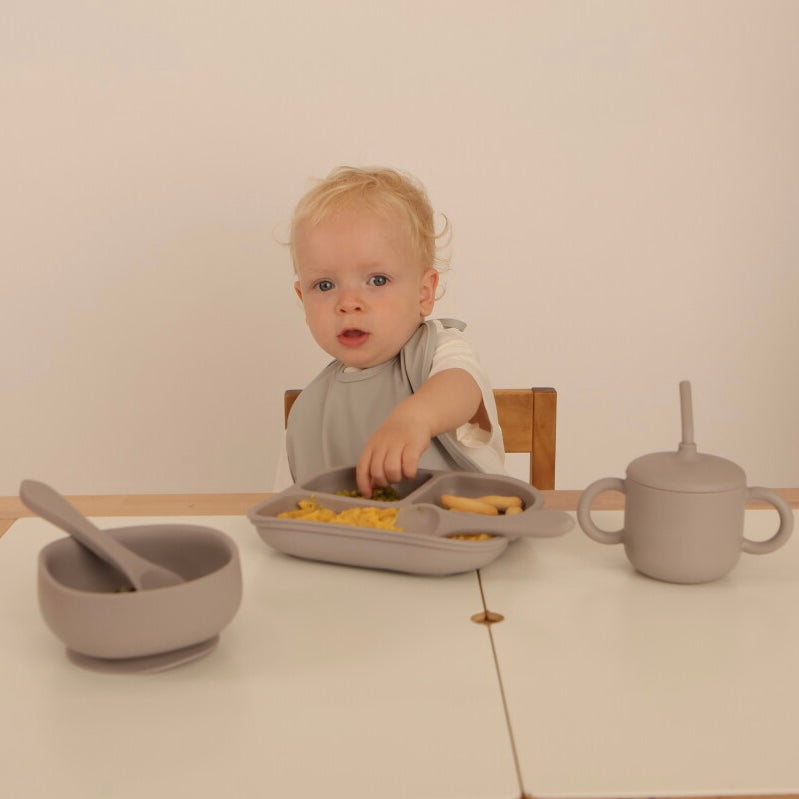 Pack 2 Baberos Mint + London Gray Nenina & Co