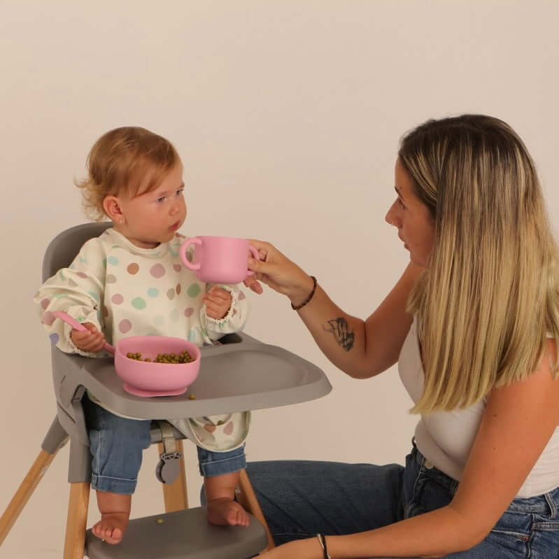 Babero con manga impermeable Funny Polka Dots Nenina & Co