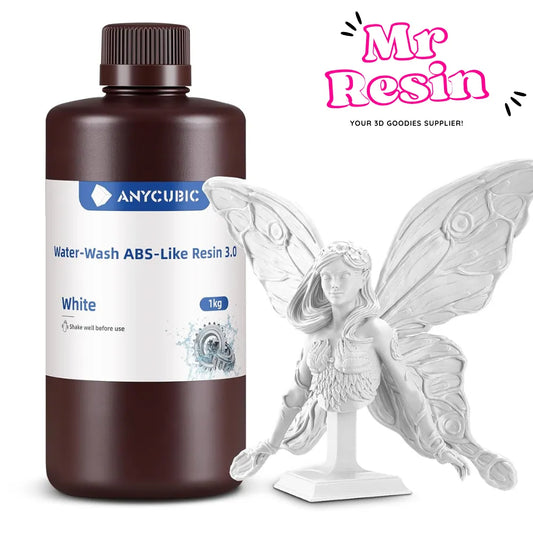 Resina ABS-like 3.0 lavable al agua 1kg para impresora 3D LCD DLP