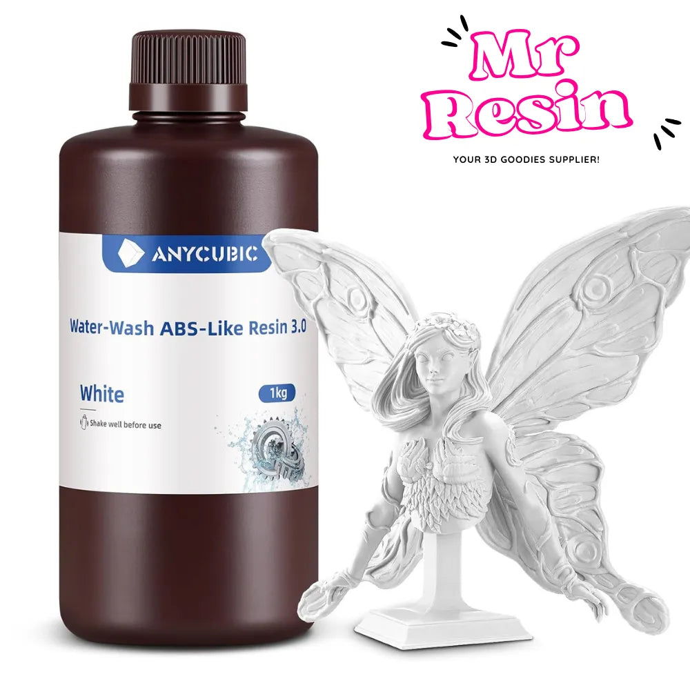 Resina ABS-like 3.0 lavable al agua 1kg para impresora 3D LCD DLP