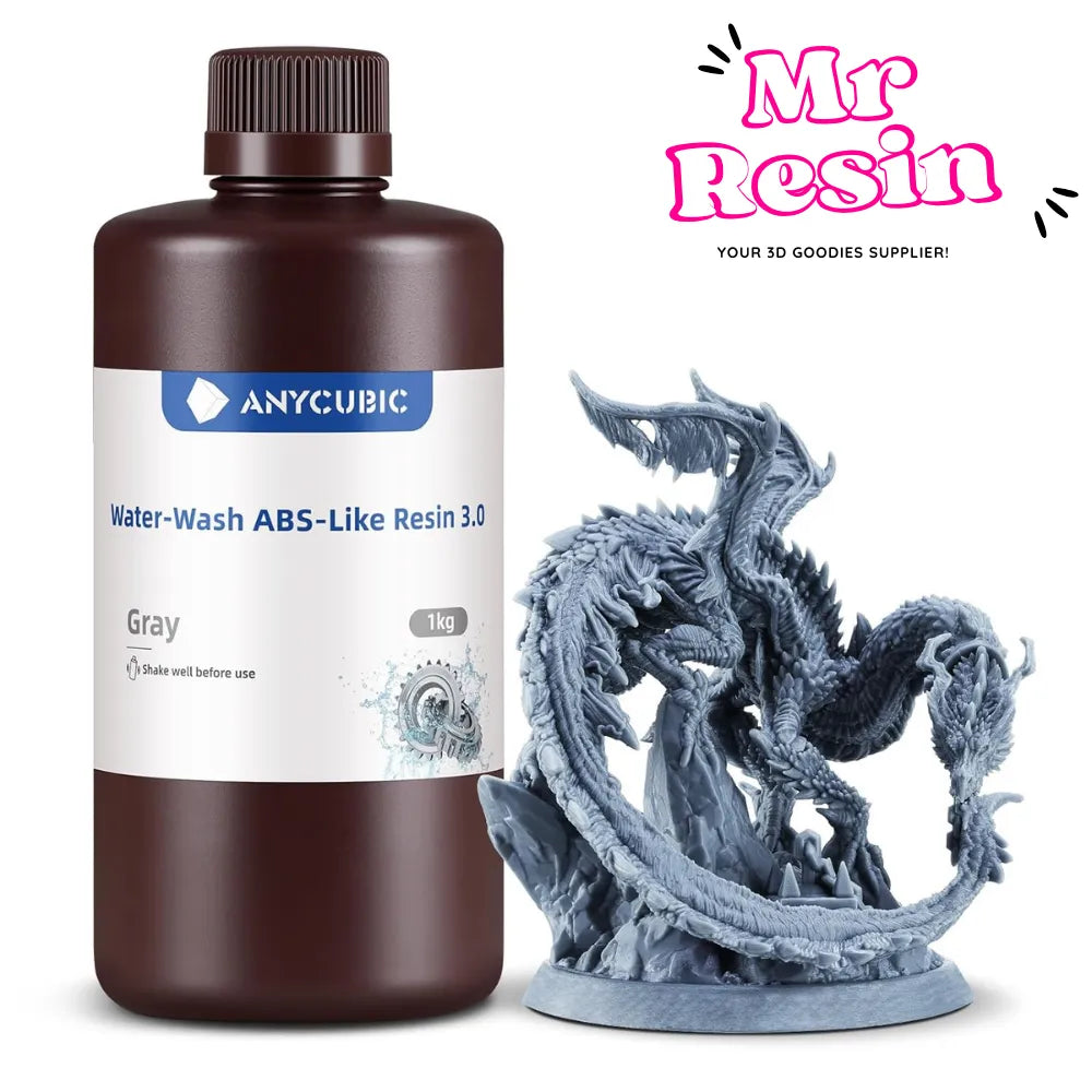 Resina ABS-like 3.0 lavable al agua 1kg para impresora 3D LCD DLP