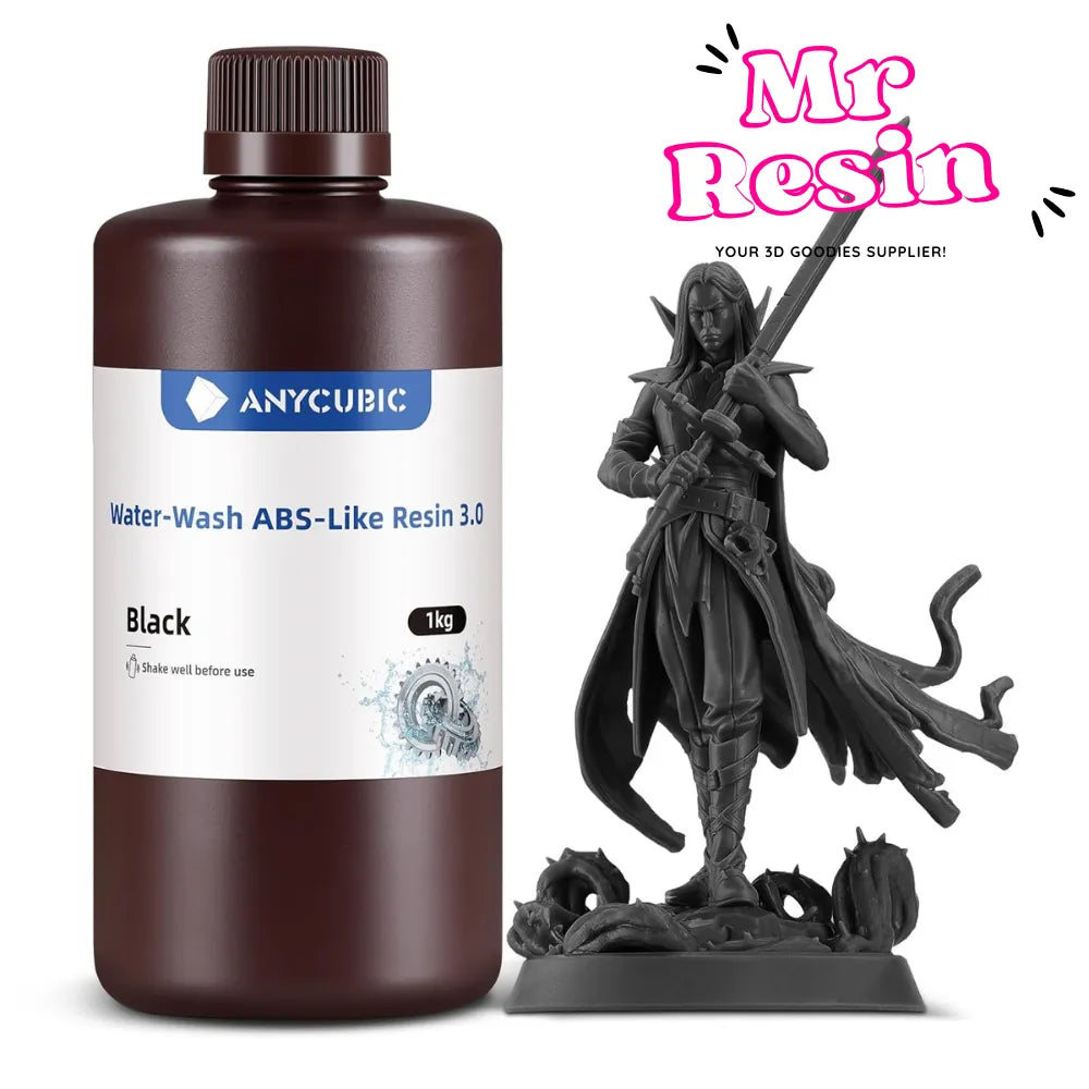 Resina ABS-like 3.0 lavable al agua 1kg para impresora 3D LCD DLP
