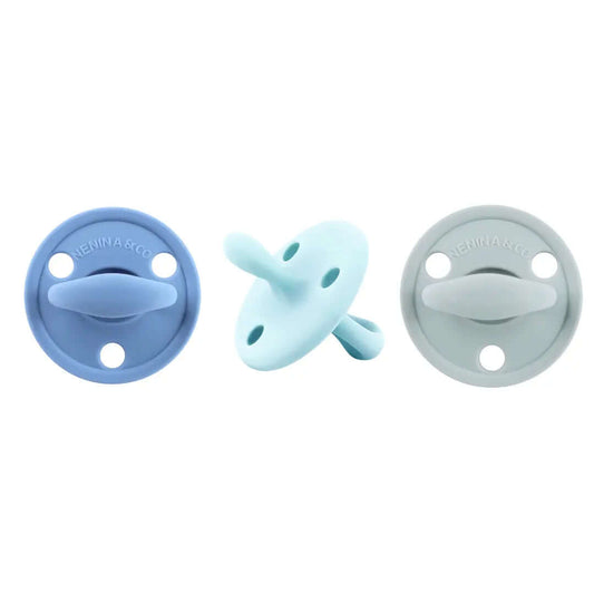 Chupete DIAMOND By Nenina & Co Celeste, Gris y Azul