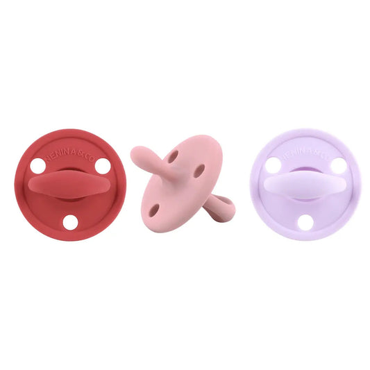 Chupete DIAMOND FS By Nenina & Co New Rojo, Rosa Pálido y Lila