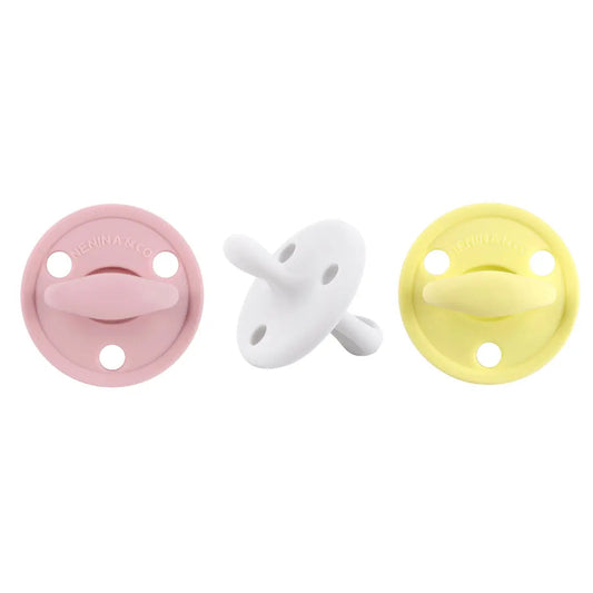 Chupete DIAMOND By Nenina & Co Rosa pálido, Beige y Amarillo