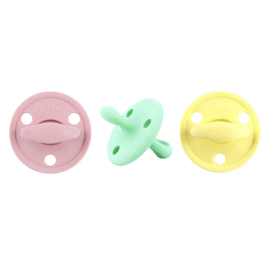 Chupete DIAMOND FS By Nenina & Co Rosa pálido, Mint y Amarillo