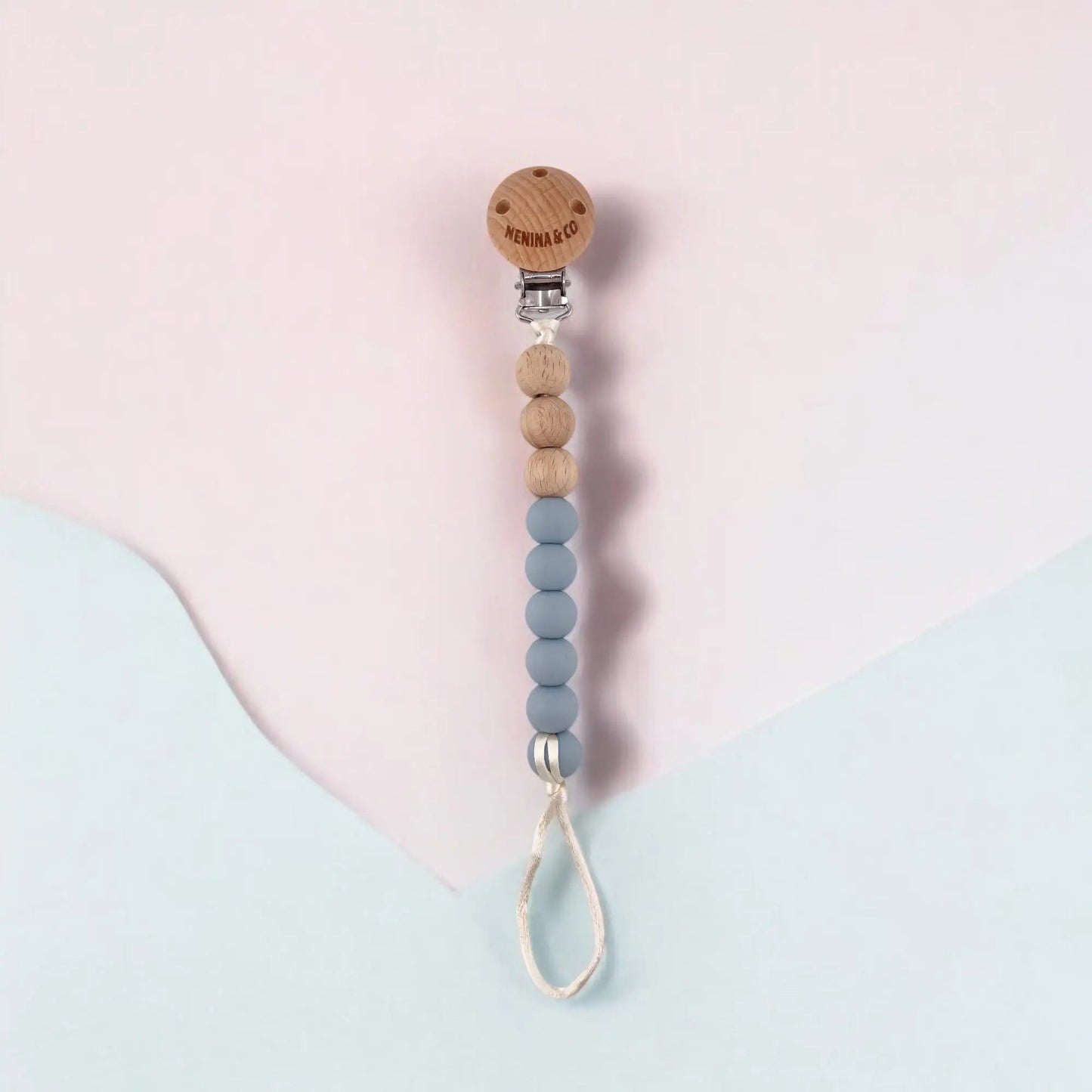 Chupetero Spring Dusty blue Nenina & Co