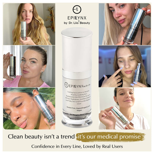 Lightweight Face Moisturizer for Sensitive Dry Skin - Calming Hydrating Cream