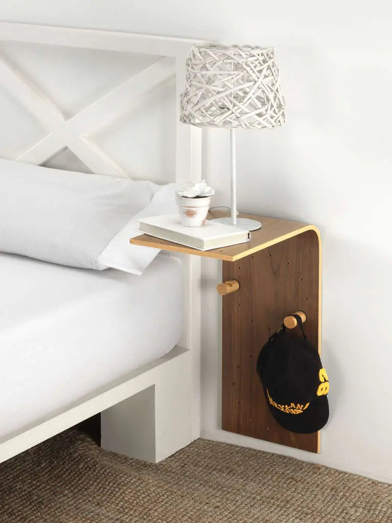 Estantería de pared de madera Brera – repisa flotante