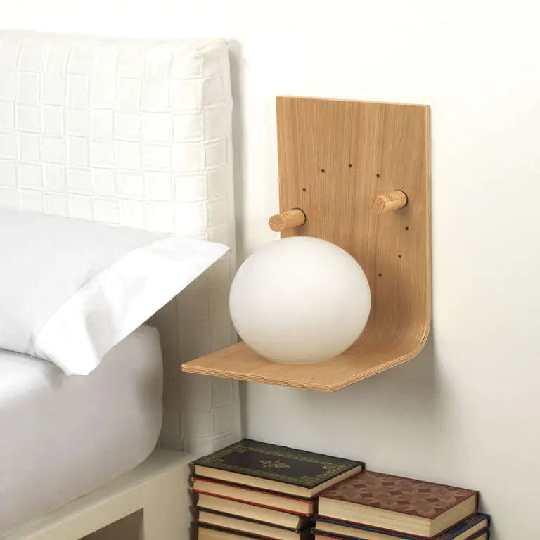 Estantería de pared de madera Brera – repisa flotante