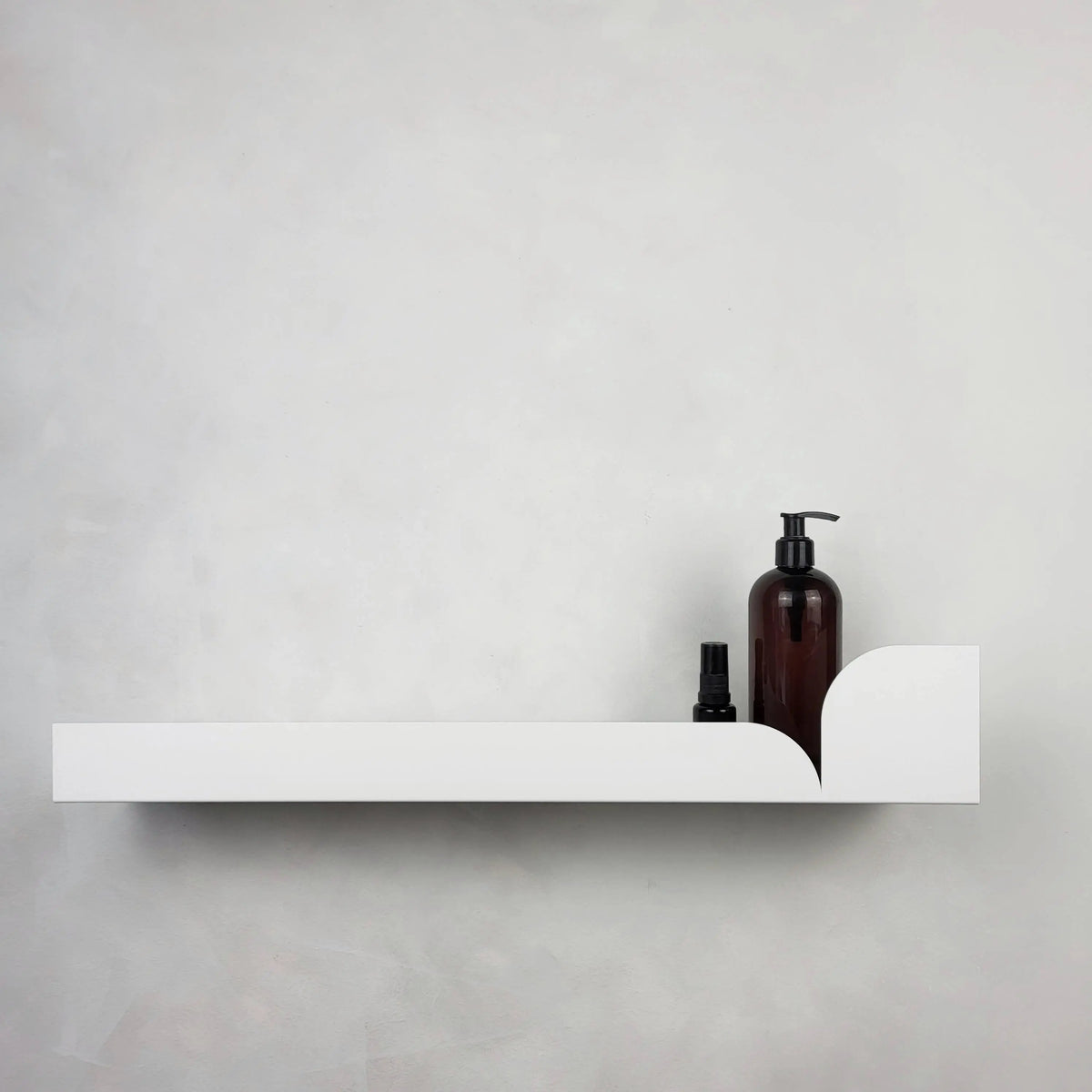 Estantería de pared metálica Torino grande – repisa flotante 60 cm