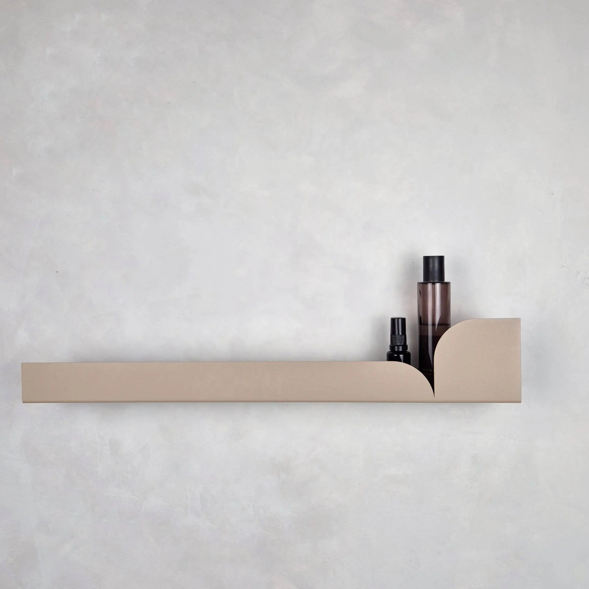 Estantería de pared metálica Torino grande – repisa flotante 60 cm