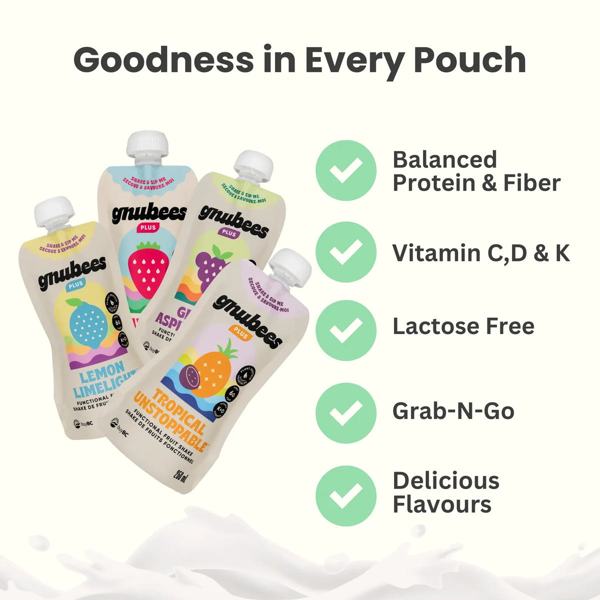 Gnubees Plus Mix Box - 12 pouches