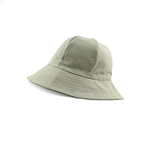 Gorro para el Sol Oliva Nenina & Co - Hecho de Algodón Orgánico | Protección Solar y Estilo