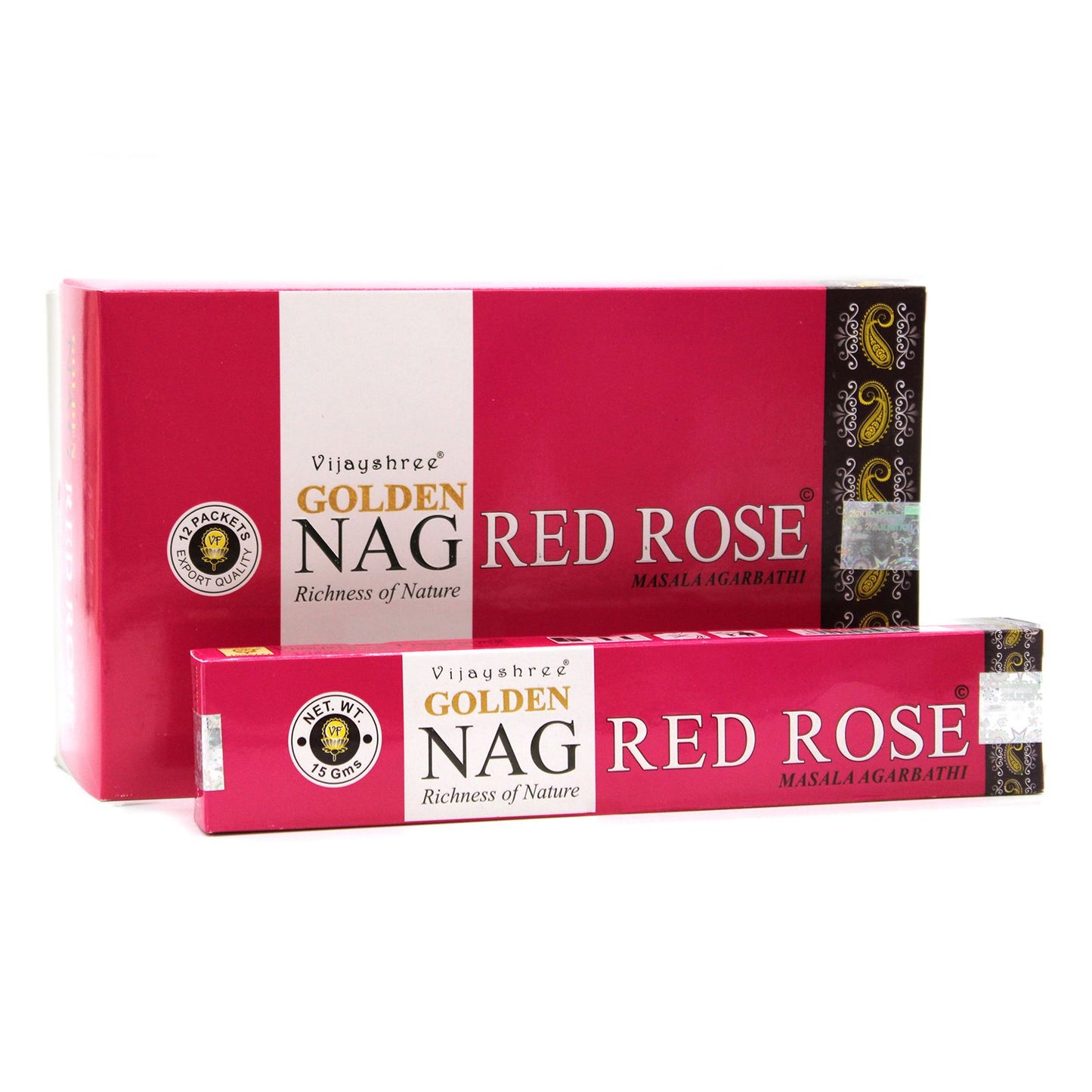 Incienso Golden Nag Champa 15g - Varillas Artesanales Naturales | Aromaterapia Premium