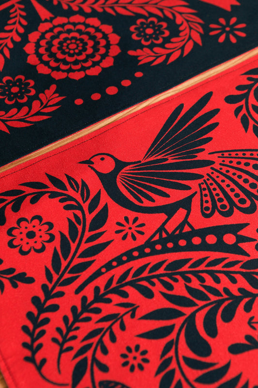 Mantel individual reversible folklore negro (pack de 2)