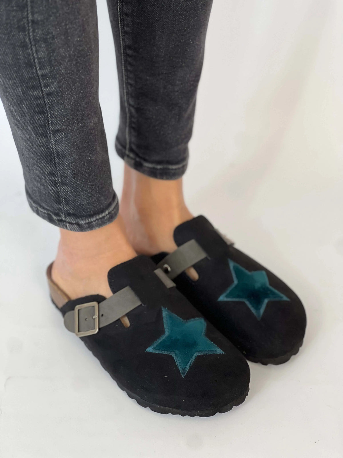 Zuecos A Star Blue
