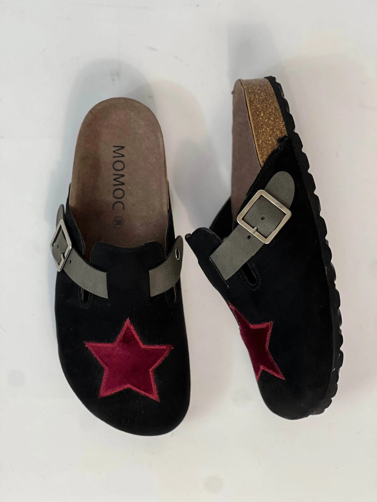 Zuecos A Star Burgundy