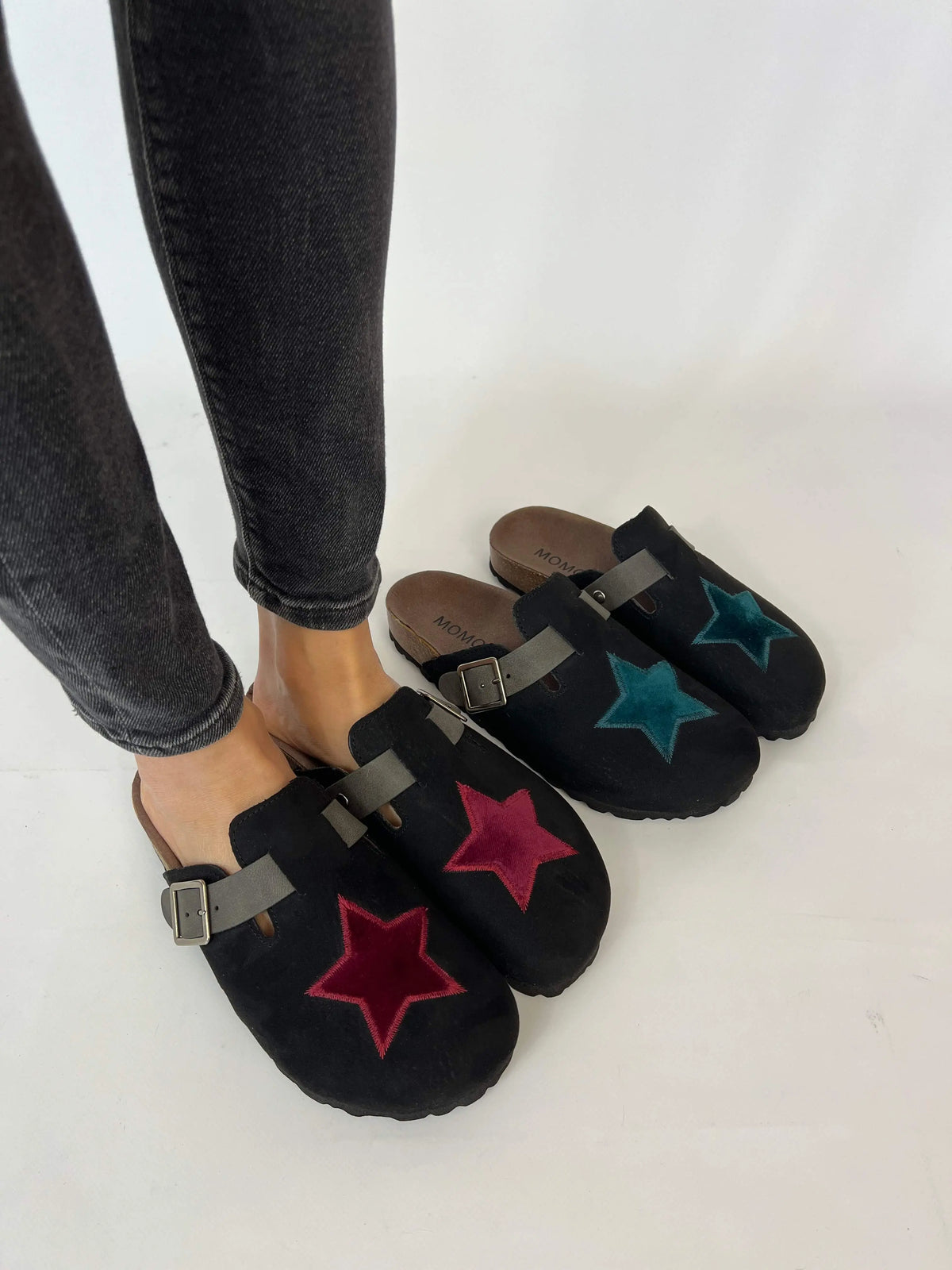 Zuecos A Star Burgundy