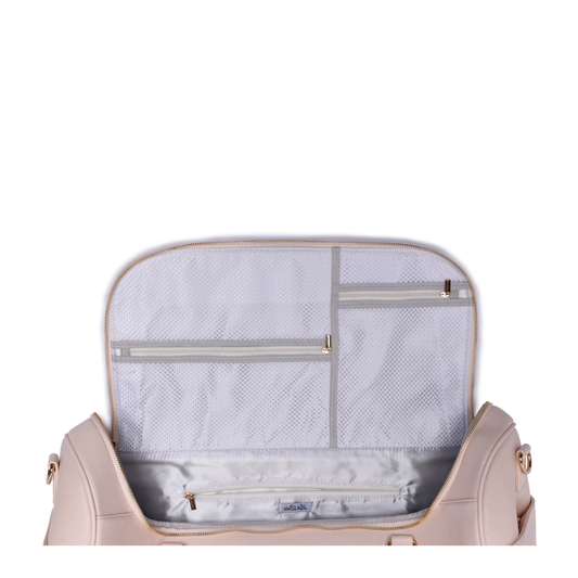 Weekender Travel Bag Pastel Pink - Luxury Overnight Duffle | Premium Quality