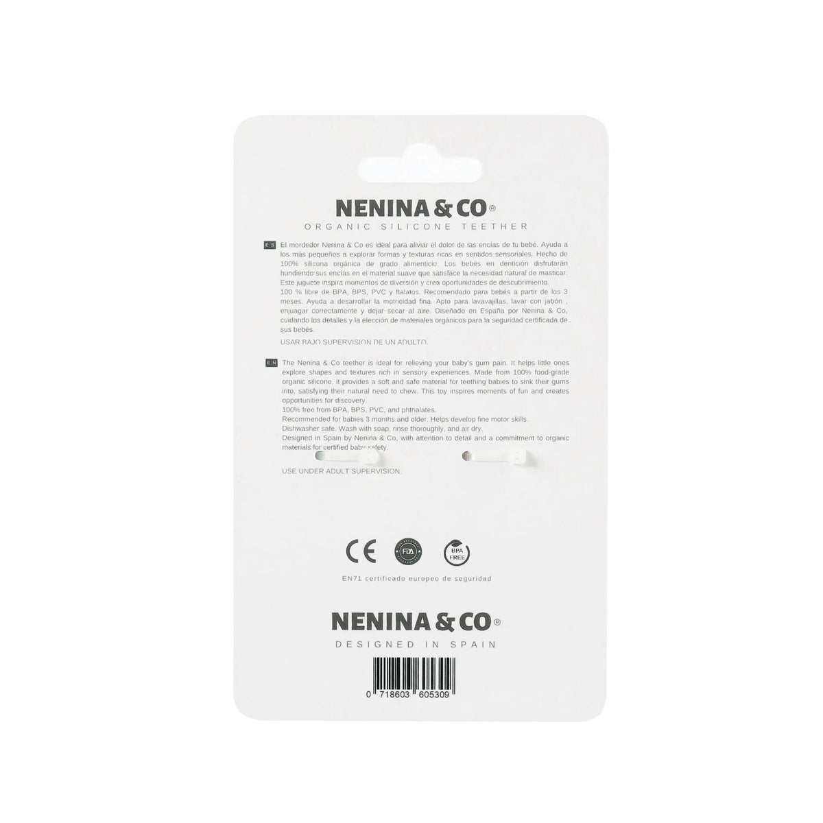 Mordedor Marino Nenina & Co 100 % Silicona Orgánica