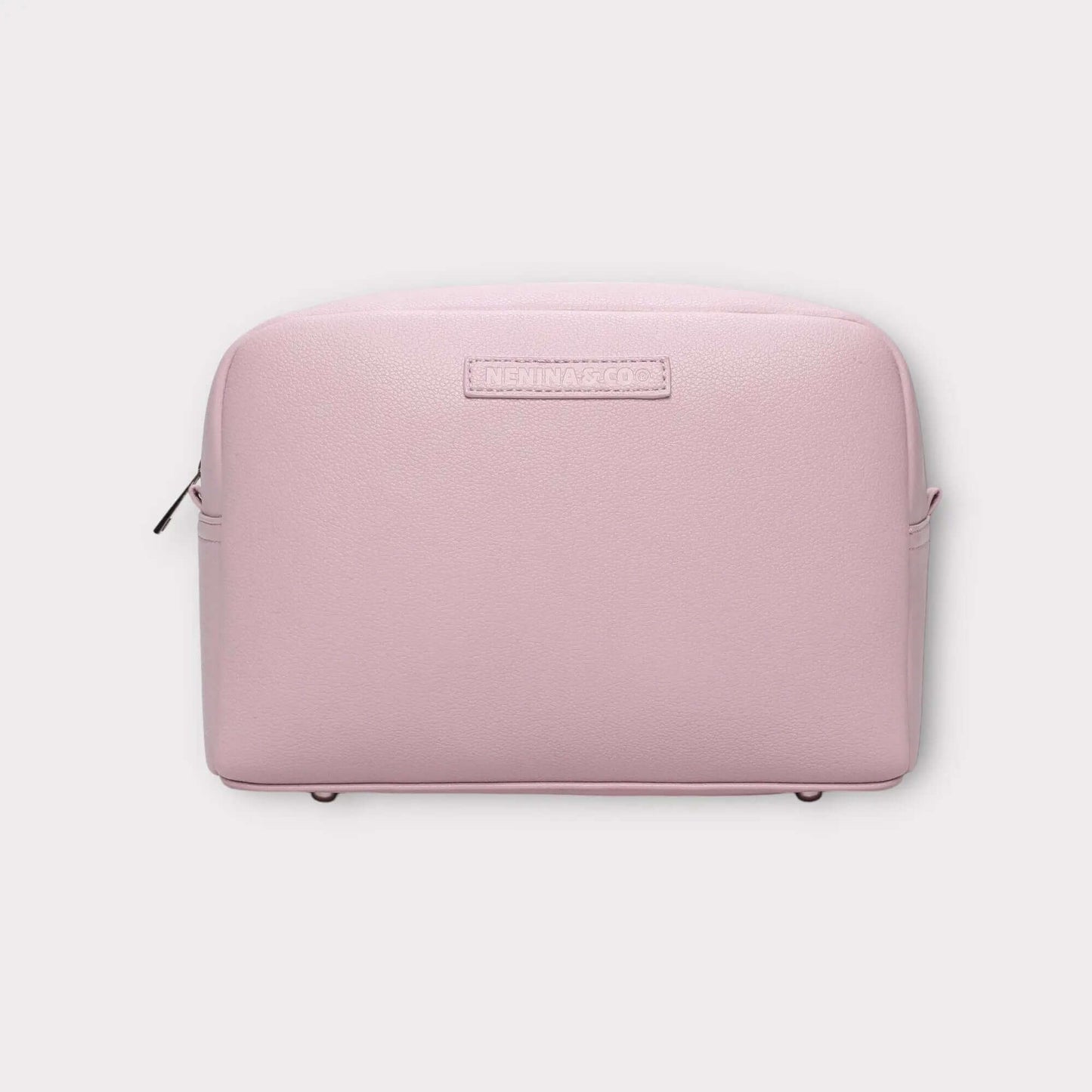 Neceser para Bebé de Eco Piel MIREM Rosa pálido | Organizador Elegante Nenina & Co