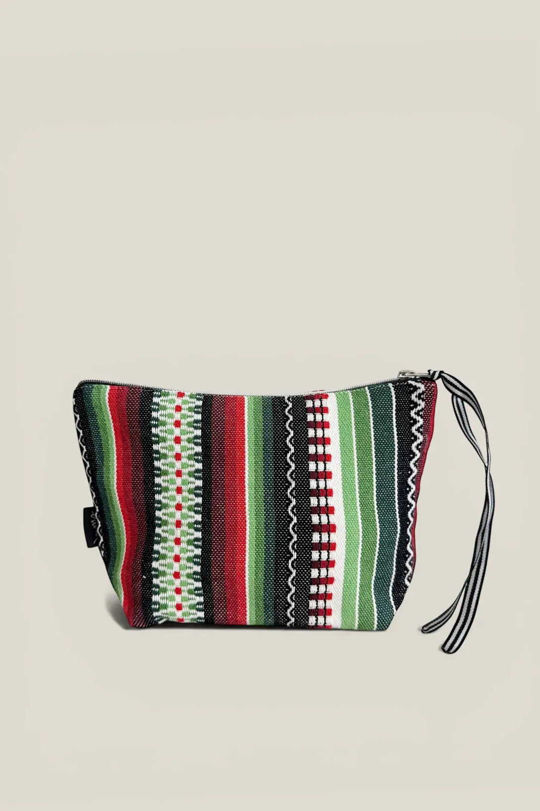 Neceser/estuche tejido manchego verde