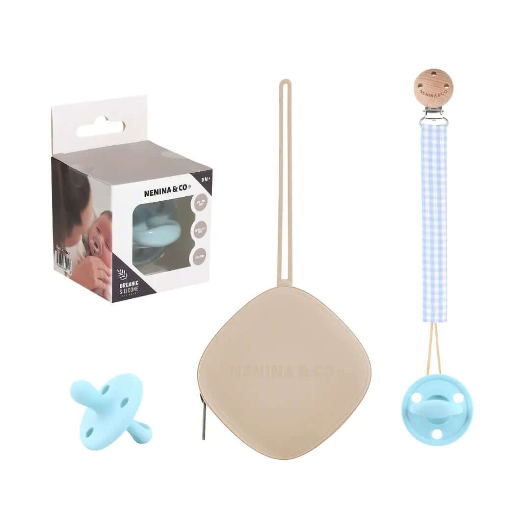 PACK 1 CHUPETERO + 1 CHUPETE CLÁSICO + 1 GUARDACHUPETE NENINA & CO