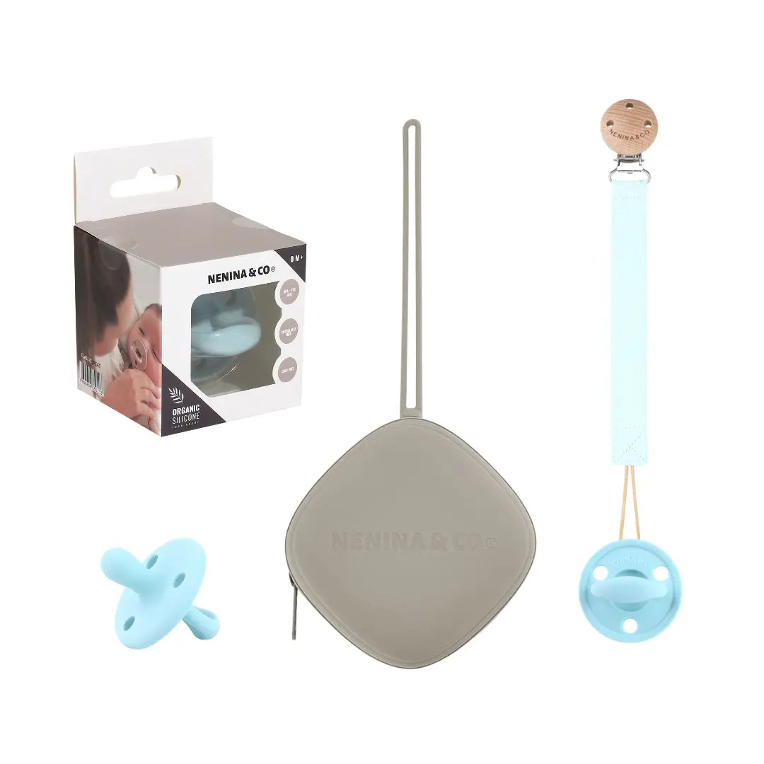 PACK 1 CHUPETERO + 1 CHUPETE CLÁSICO + 1 GUARDACHUPETE NENINA & CO