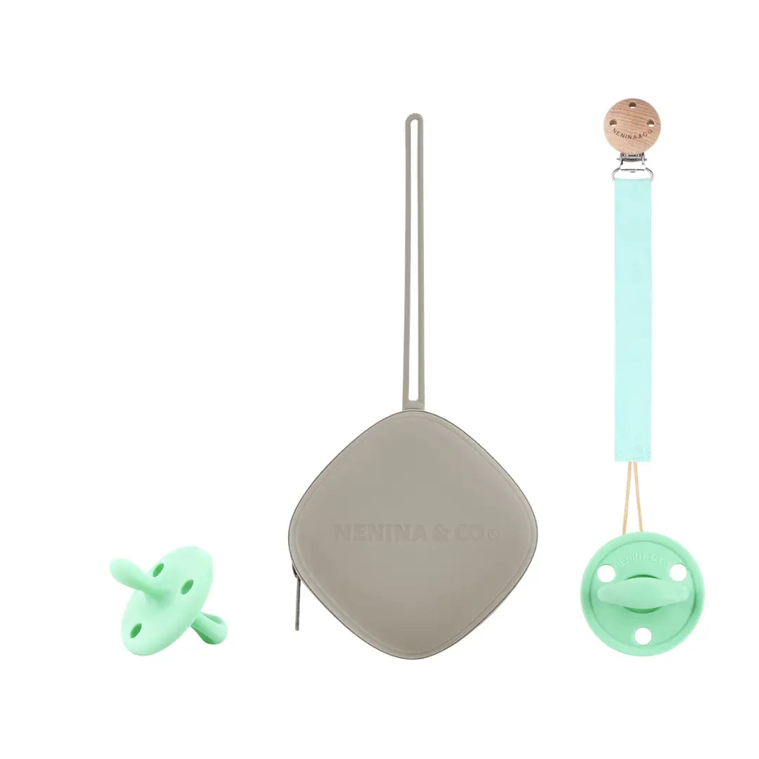 PACK 1 CHUPETERO + 1 CHUPETE DIAMOND + 1 GUARDACHUPETE NENINA & CO