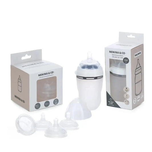 Pack 1 Biberon + 4 tetinas de repuesto Nenina & Co
