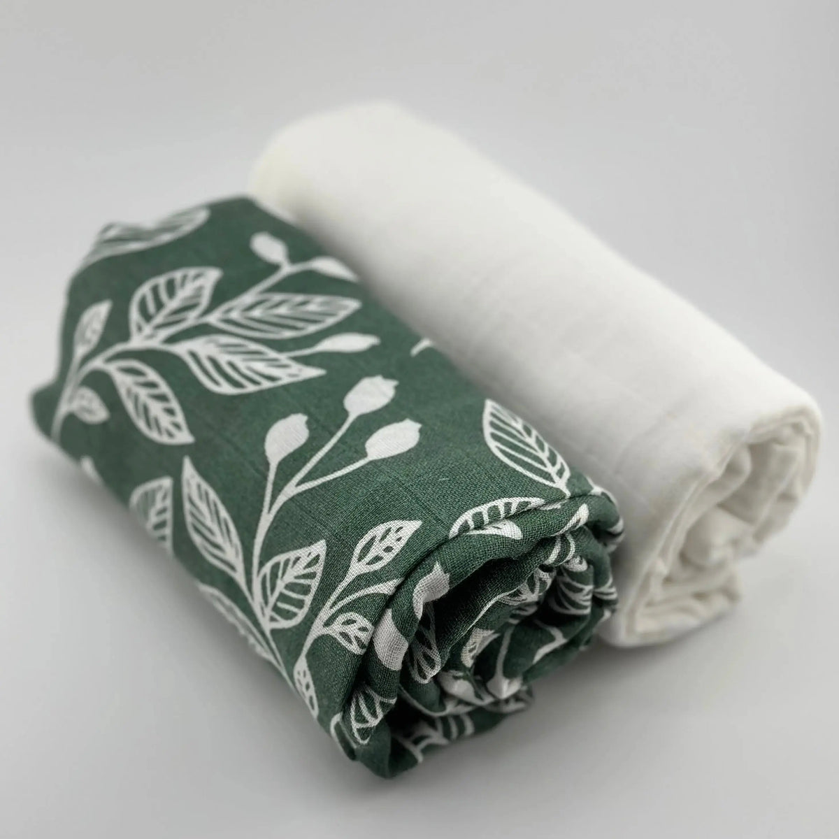 Pack 2 Muselinas Natural + White 70% Bamboo +30 % Algodón Nenina & Co