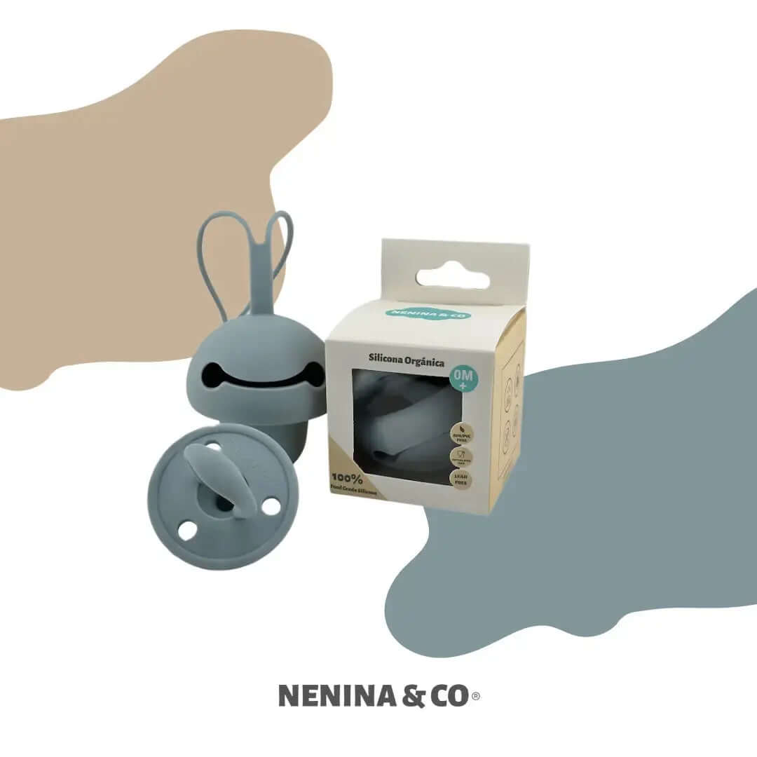 Pack de Chupete Clásico y Guardachupete Nenina & Co – Comodidad, Higiene y Estilo para tu Bebé
