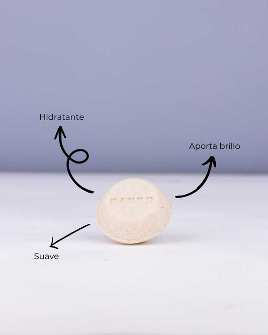 Champú sólido RIVUS hidratante sin sulfatos para cabello normal y seco. Beneficios