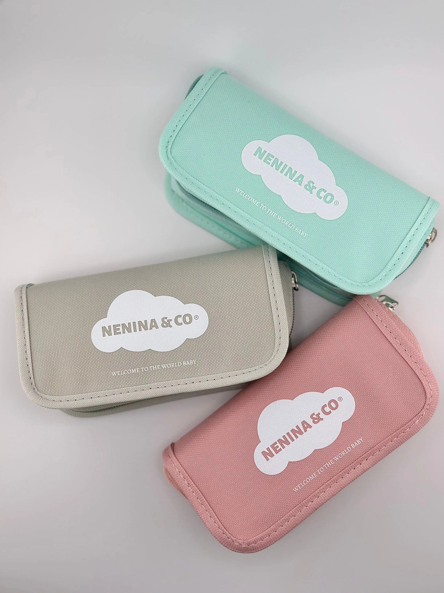 Set de higiene bebé toilet bag Nenina & Co - color rosa