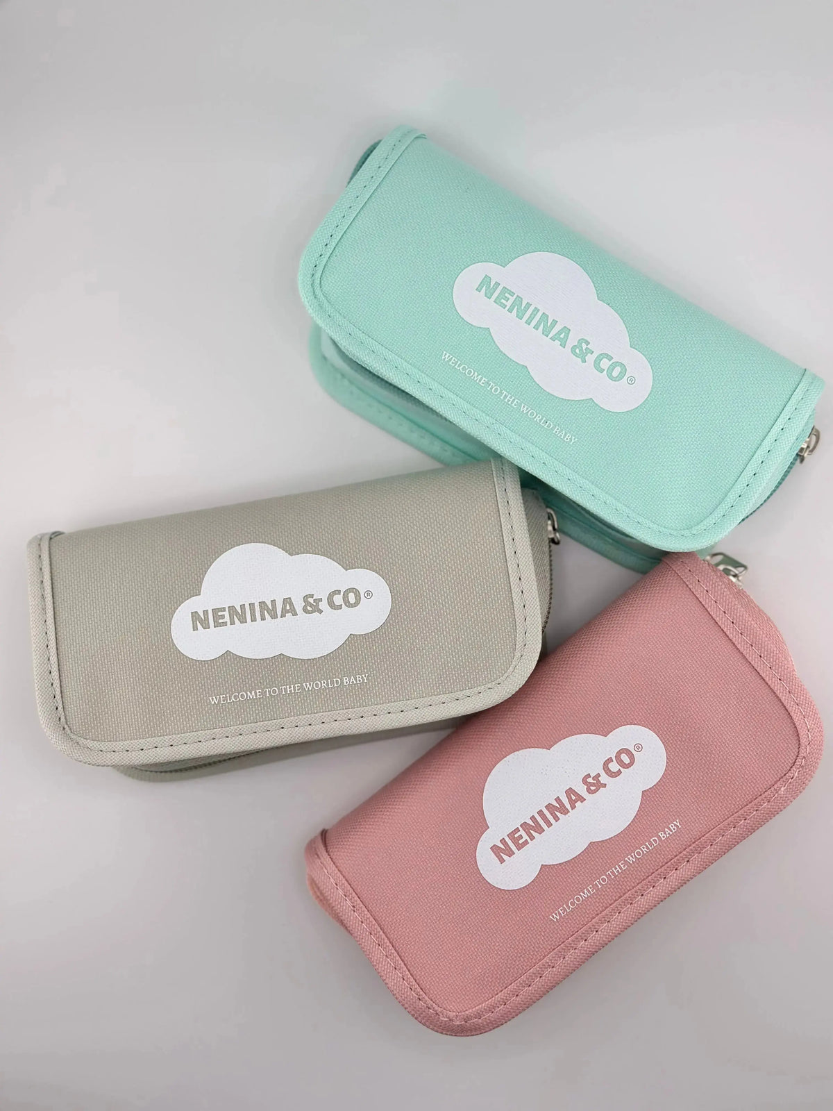 Set de higiene bebé toilet bag Nenina & Co - color rosa