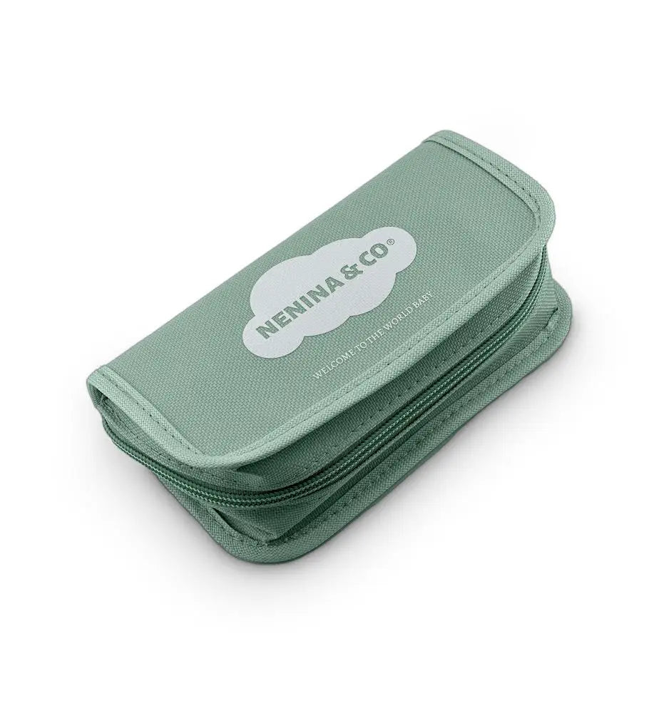 Set de higiene bebé toilet bag Nenina & Co - color verde menta