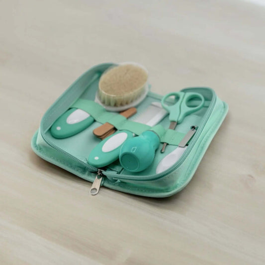 Set de higiene bebé toilet bag Nenina & Co - color verde menta