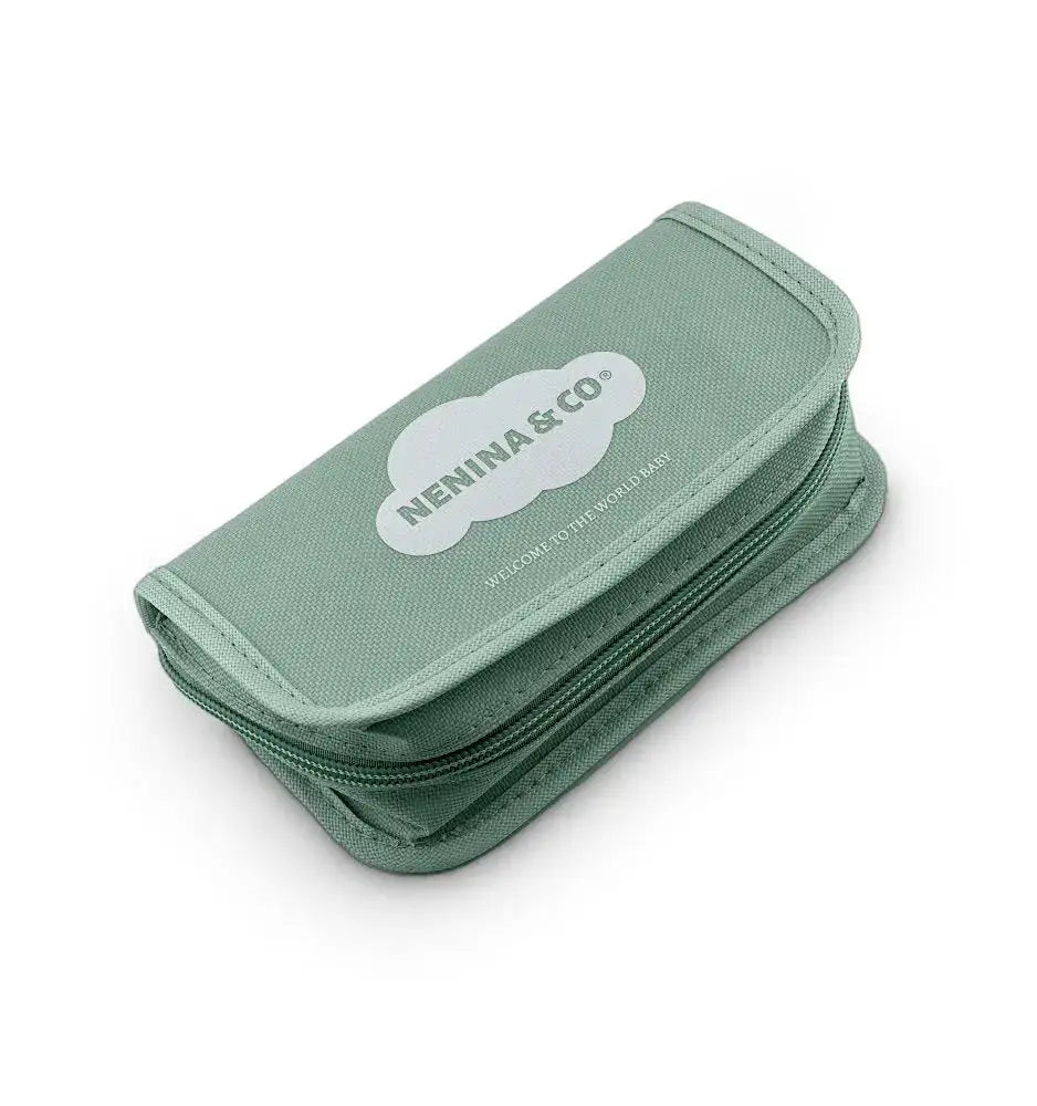 Set de higiene bebé toilet bag Nenina & Co - color verde menta