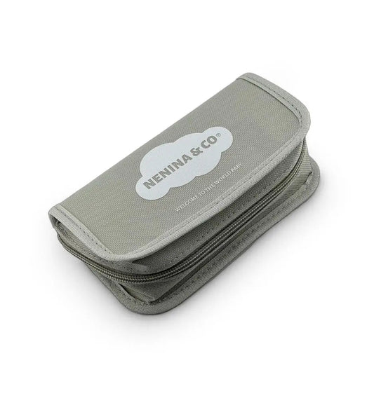 Set de higiene bebé toilet bag Nenina & Co - color gris