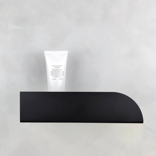Estantería de pared metálica Torino – repisa flotante para baño y cocina