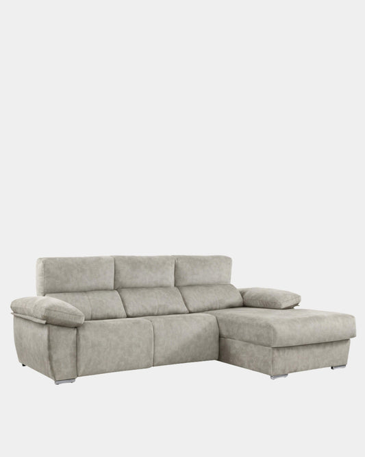 Sofá Chaiselongue Letti Plata