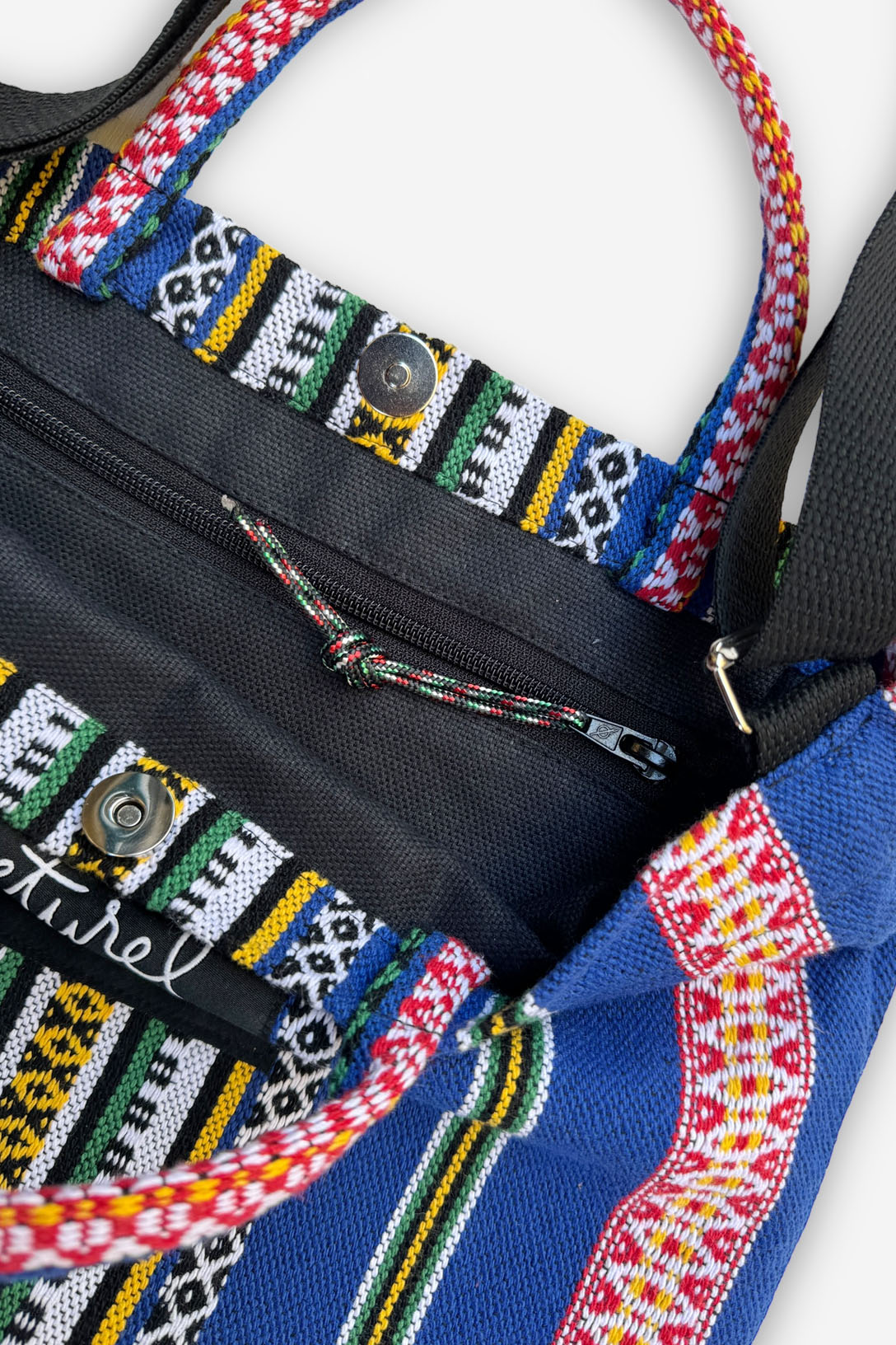 Tote bag cruzada granada azul